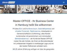 Tablet Screenshot of master-office.de